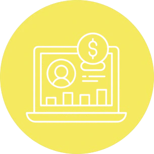 Ícone de BPO Financeiro e terceirização da gestão financeira.