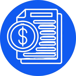Ícone representando economia tributária e redução de carga fiscal via planejamento estratégico.