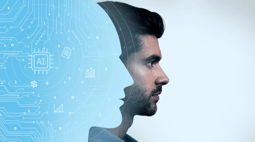 Representação de inteligência artificial e visão estratégica na contabilidade moderna em 2026